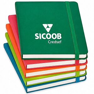 Bloco Promocional em Couro Sintético