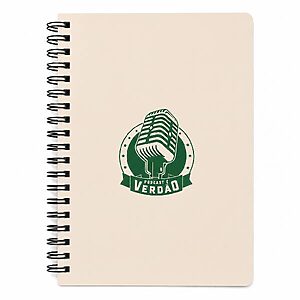 Caderno capa dura arame duplo
