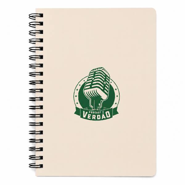 Caderno capa dura arame duplo