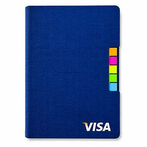 Caderno de anotações personalizado com post it