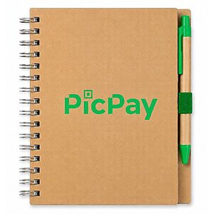 Caderno Ecológico para Brindes