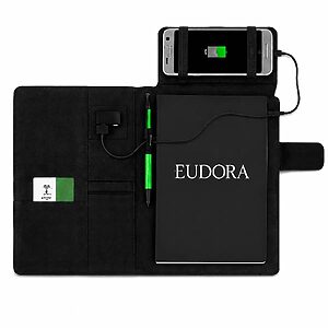 Caderno com Carregador Power Bank Personalizado