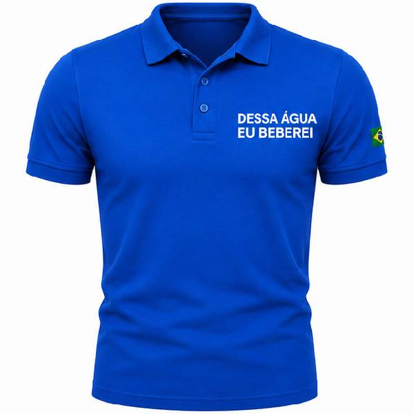 Camiseta Azul Personalizada