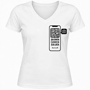 Camiseta QR Code Brindes