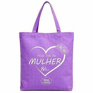 Ecobag em PVC Rosa Colorida com Alça