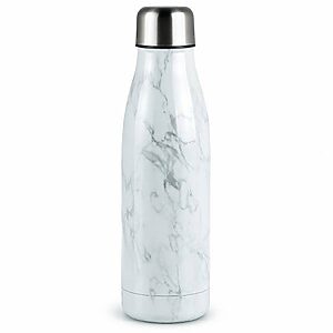 Garrafa Térmica Personalizada Mármore Inox