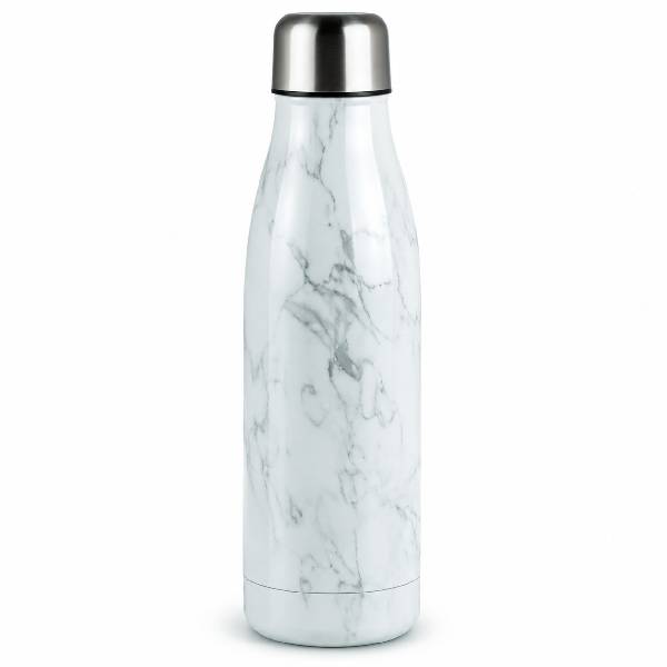Garrafa Térmica Personalizada Mármore Inox