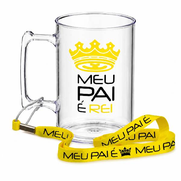Cordão para caneca de chope personalizado