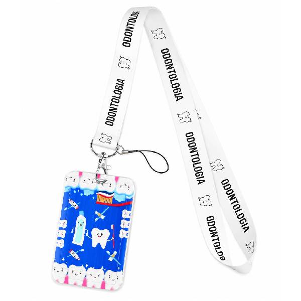 Cordão Para Crachá Personalizado Dentista