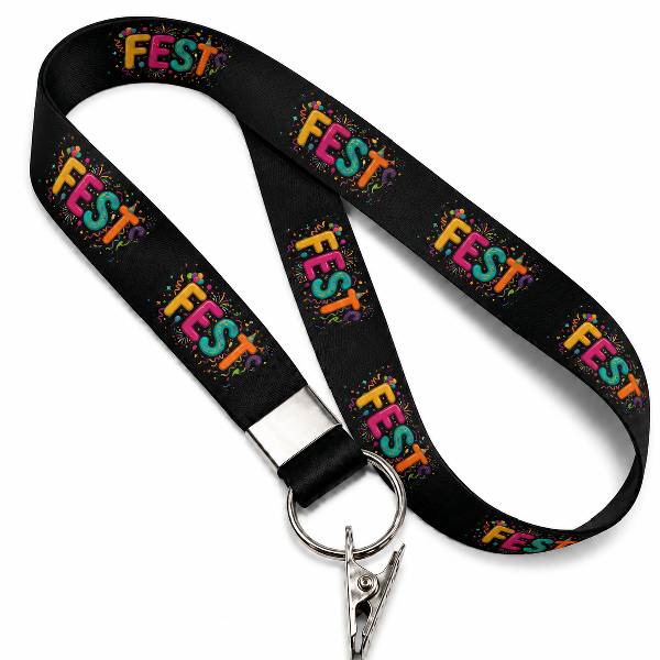 Cordão Para Crachá Personalizado Festas