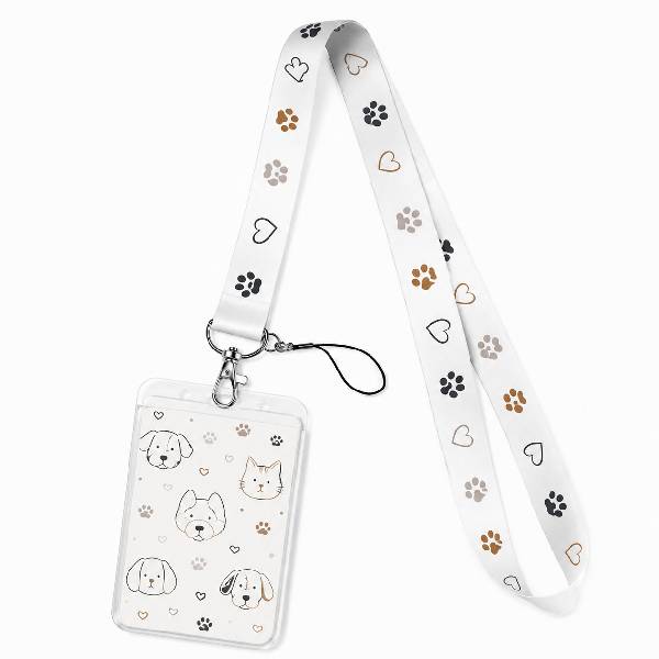 Cordão Para Crachá Personalizado Animais