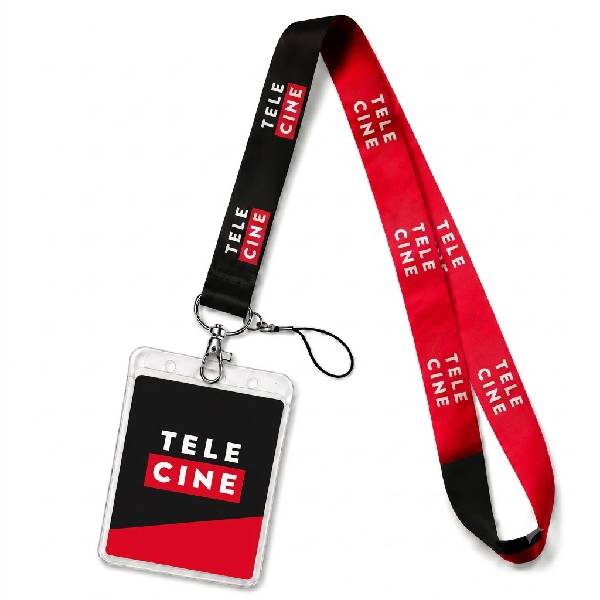 Cordão Para Crachá Personalizado Telecine