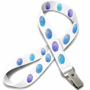 Cordão personalizado com impressão digital