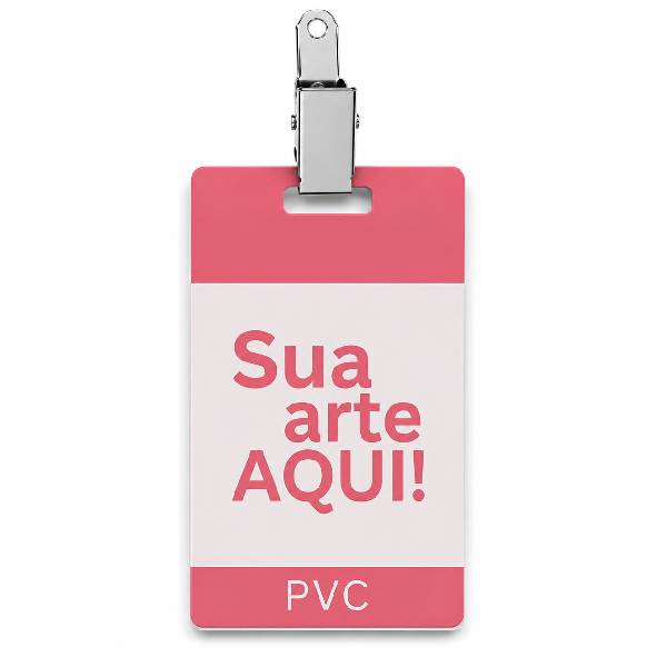 Crachás em pvc personalizado
