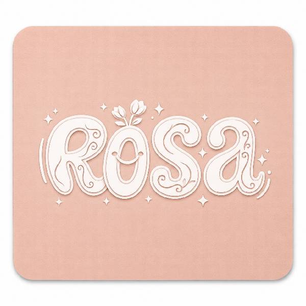 Mouse Pad Personalizado Rosa Clara