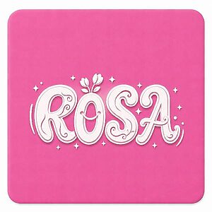 Mouse Pad Rosa Personalizado