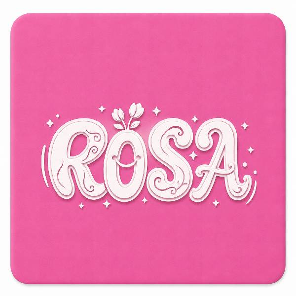 Mouse Pad Rosa Personalizado