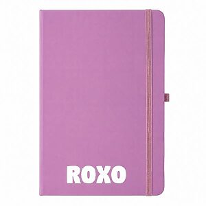 Moleskine Personalizado Na Cor Roxa