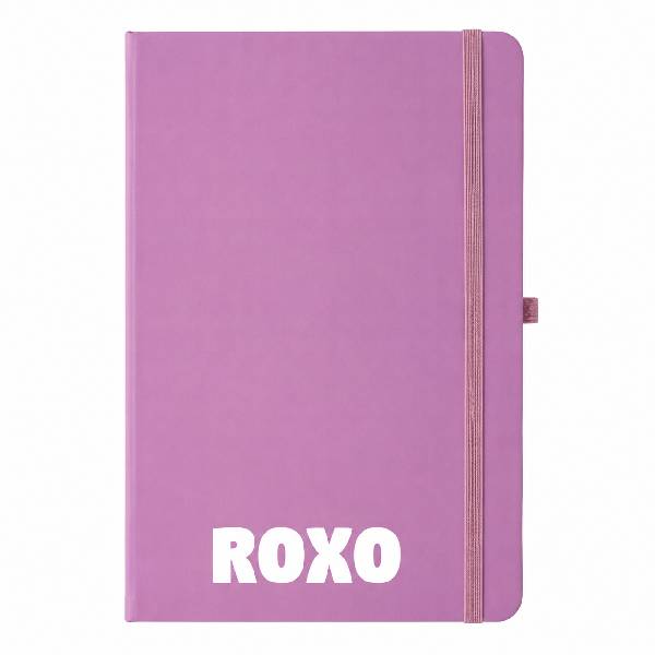 Moleskine Personalizado Na Cor Roxa