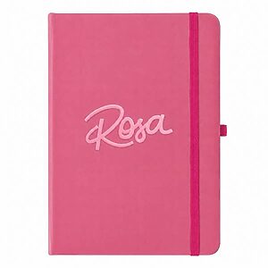 Moleskine Personalizado Na Cor Rosa