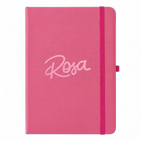 Moleskine Personalizado Na Cor Rosa