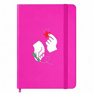Moleskine Rosa Personalizado