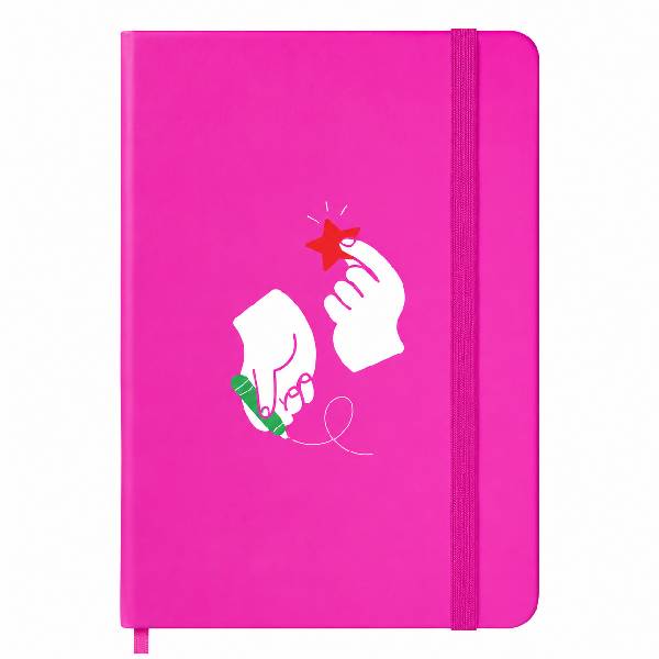 Moleskine Rosa Personalizado