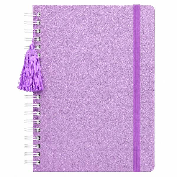Moleskine Personalizado Rosa Glitter