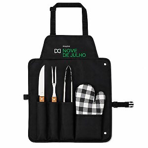 Kit Churrasco Luva e Avental