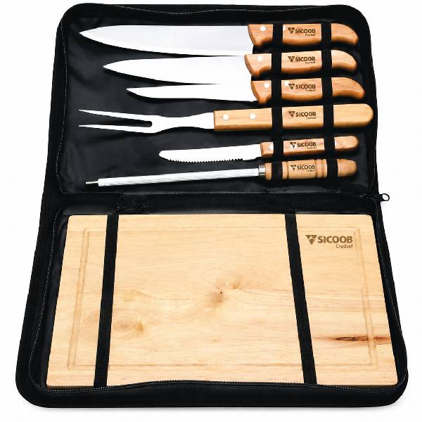 Kit Garfo Faca de Churrasco Personalizado