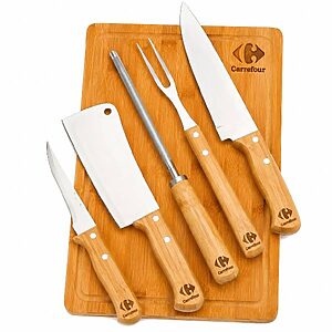 Kit para Churrasco com Tábua Personalizada
