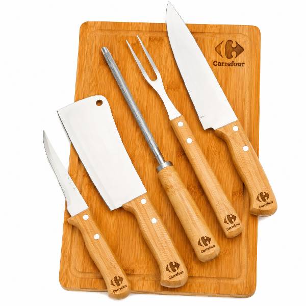 Kit para Churrasco com Tábua Personalizada