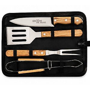 Kit de Churrasco no Estojo Personalizado