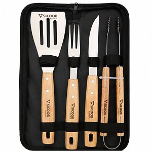 Kit para Churrasco no Estojo Personalizado