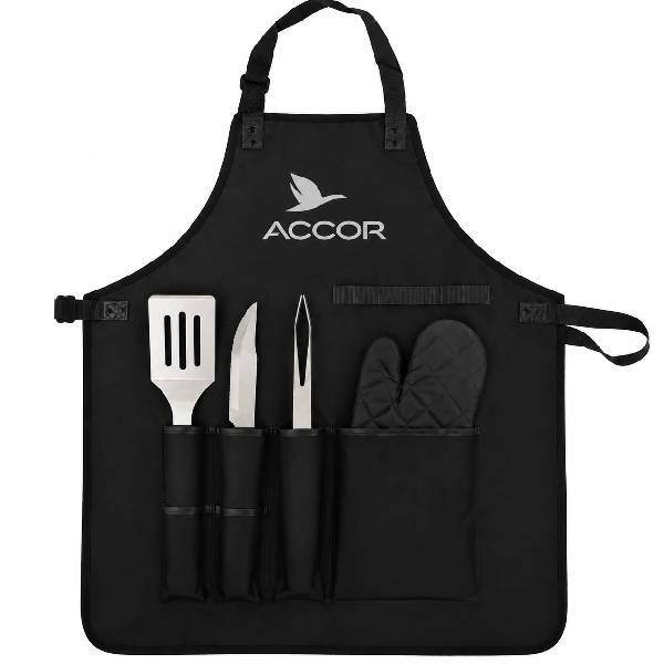 Kit Churrasco Personalizado Luva e Avental