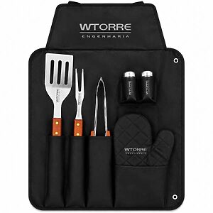 Kit Churrasco Com Luvas Personalizado