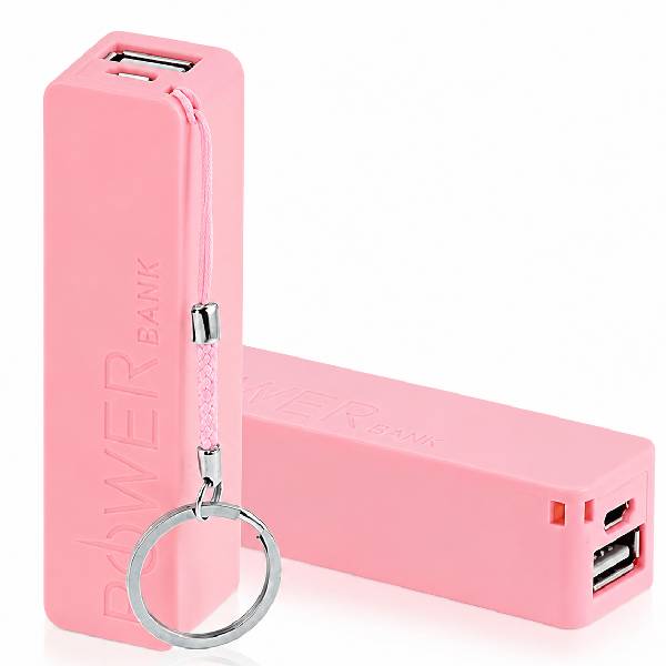 Carregador de Celular Power Bank Rosa
