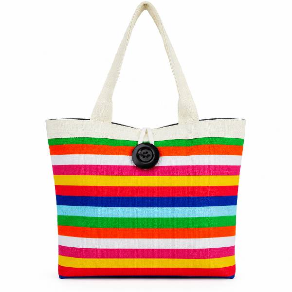Sacola Para Praia Colorida