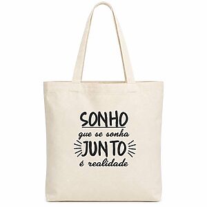 Sacola Personalizada Algodão Cru Ecobag Lembrancinha