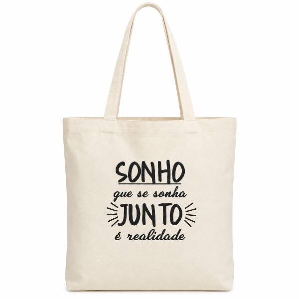 Sacola Personalizada Algodão Cru Ecobag Lembrancinha