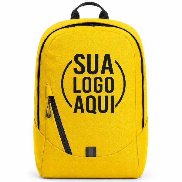 Mochila Amarela Personalizada