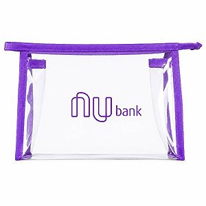 Brinde Necessaire Plástico Transparente
