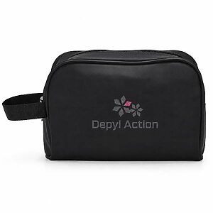 Kit Necessaire de Couro de Viagem Personalizada