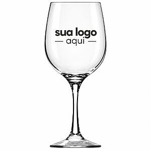 Taça de vinho personalizada