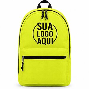Mochila Personalizada Na Cor Amarela