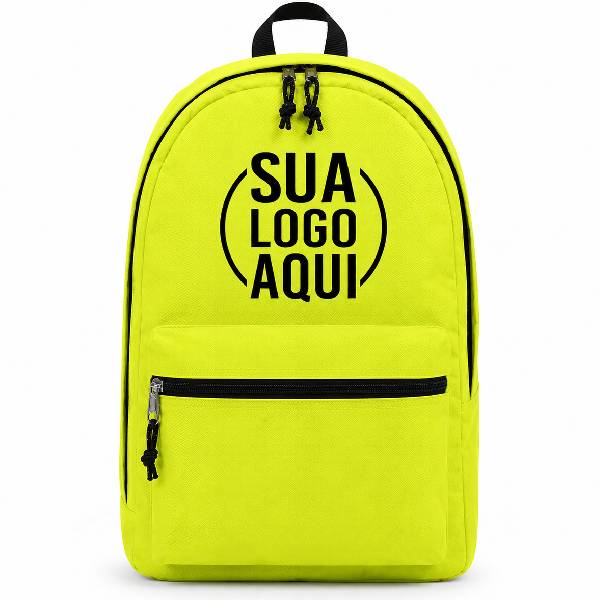 Mochila Personalizada Na Cor Amarela