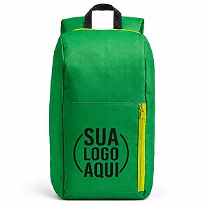 Mochila personalizada verde