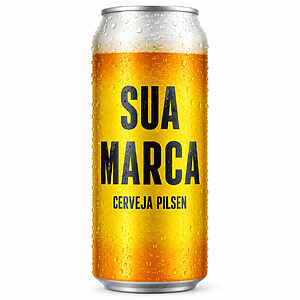 Lata de Cerveja Personalizada com sua Logo