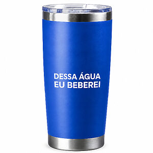 Copo térmico com tampa personalizado