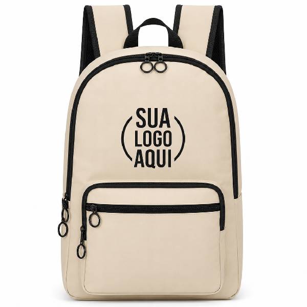 Mochila Couro e Personalizada Feminina